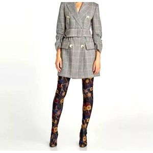 Zara Over the knees Versace print Lycra boots